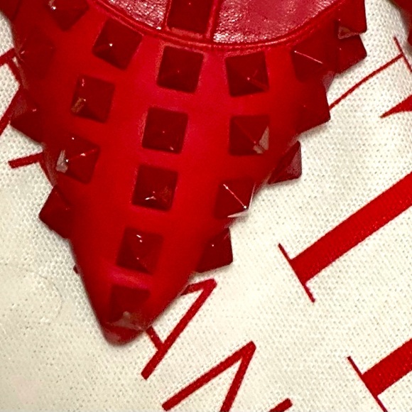 👠 RED VELENTINO all over rockstud accents Heels FINAL PRICE, dropped 3/23 - Picture 4 of 9